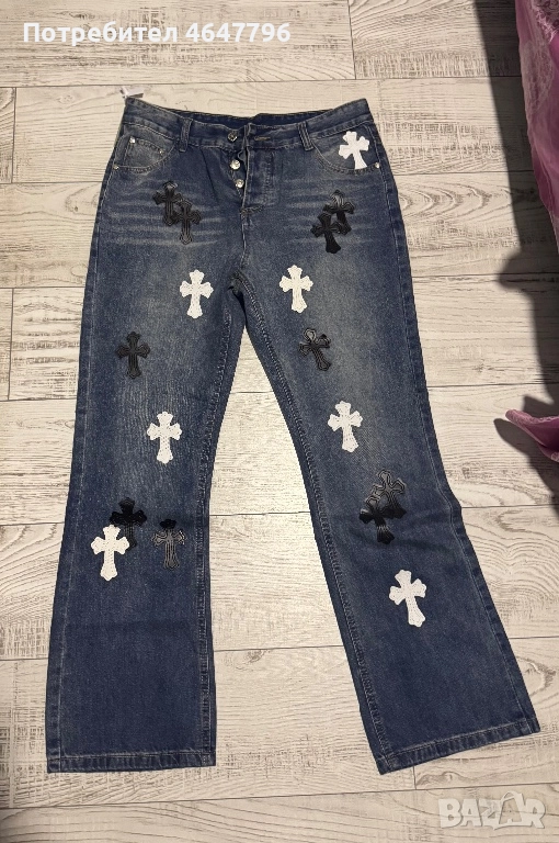 Chrome hearts дънки размер М чисто нови , снимка 1