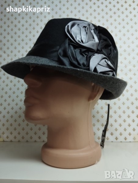 Дамска шапка бомбе филц лукс-37, снимка 1