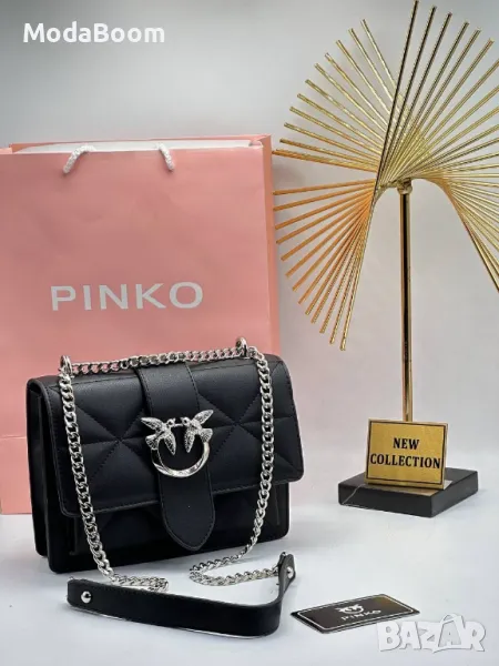 Pinko дамска черна чанта , снимка 1