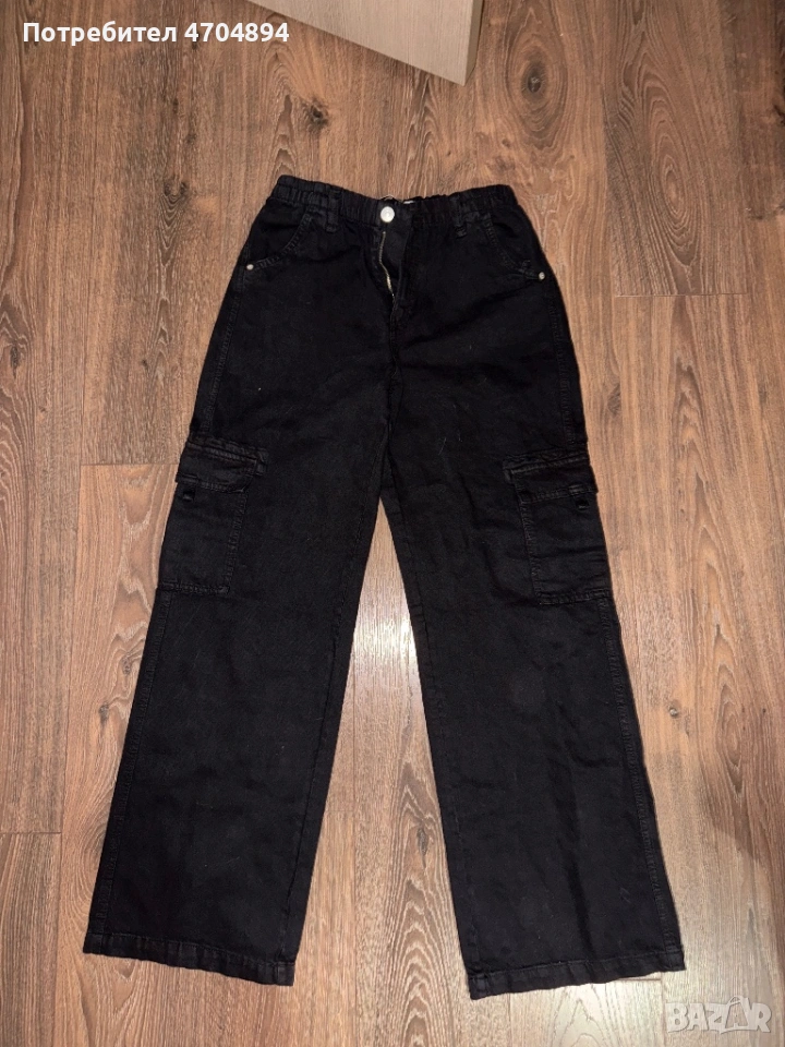 Bershka Панталон cargo straight M размер, снимка 1