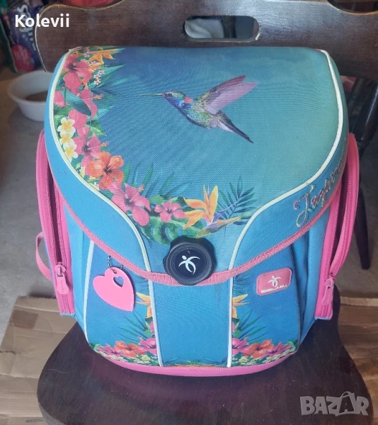 Детска раница за училище+подарък , снимка 1