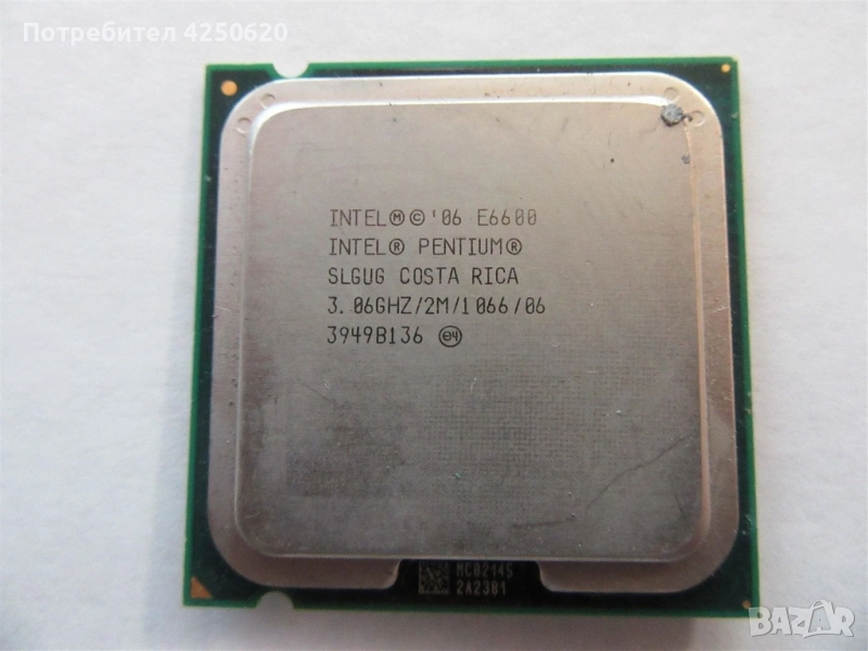 Процесор Intel Pentium E6600 .775 ддр2 , снимка 1