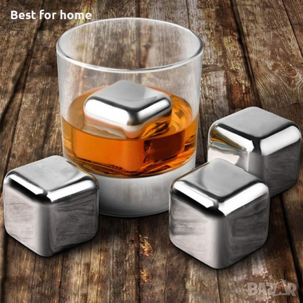 Кубчета за охлаждане на напитки Contento Ice Cubes, комплект 4 бр., снимка 1