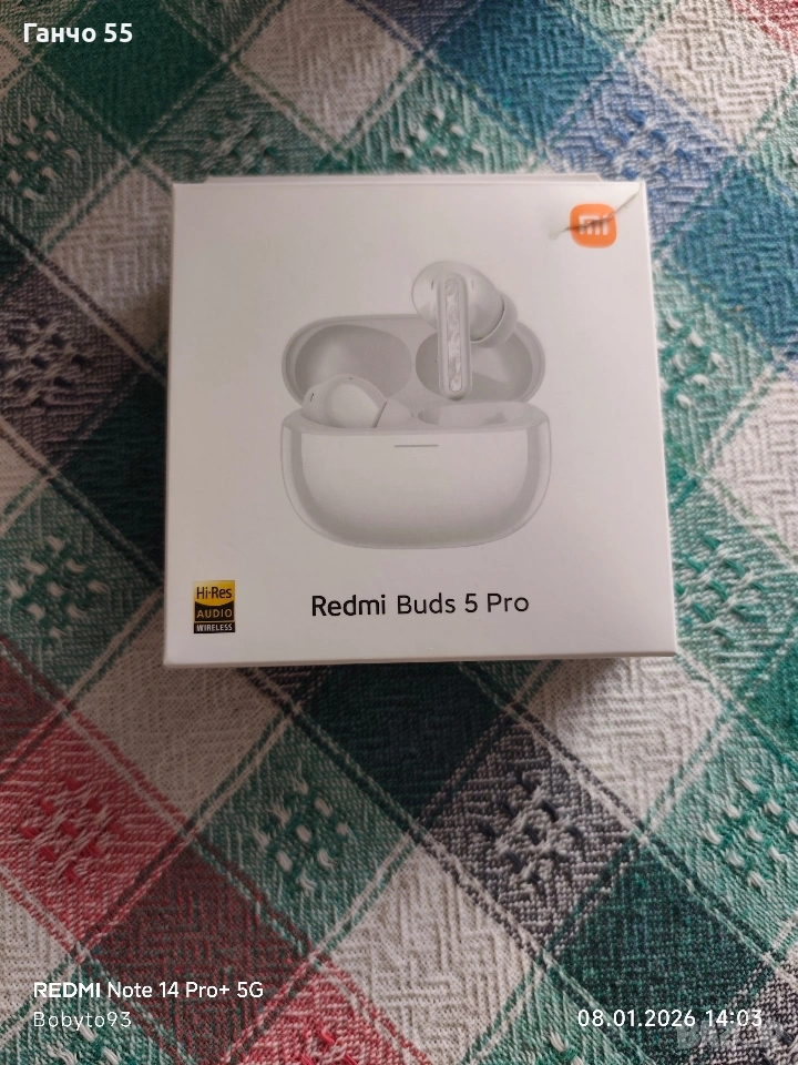 Безжични слушалки Redmi Bubs 5 Pro, снимка 1