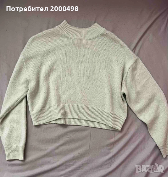 H&M зелен пуловер, снимка 1