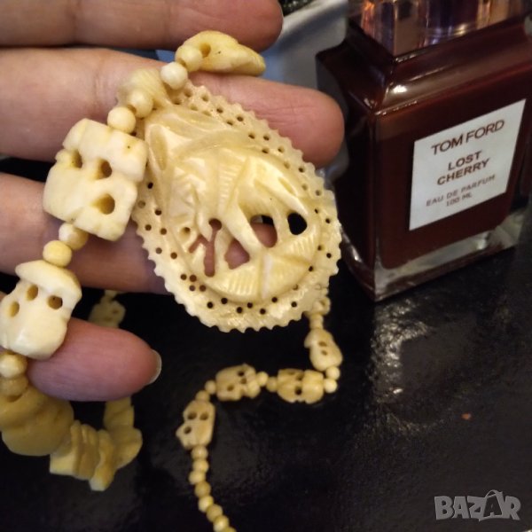 Ретро огърлица слонова кост 30 те години НАМАЛЕНИЕ, снимка 1