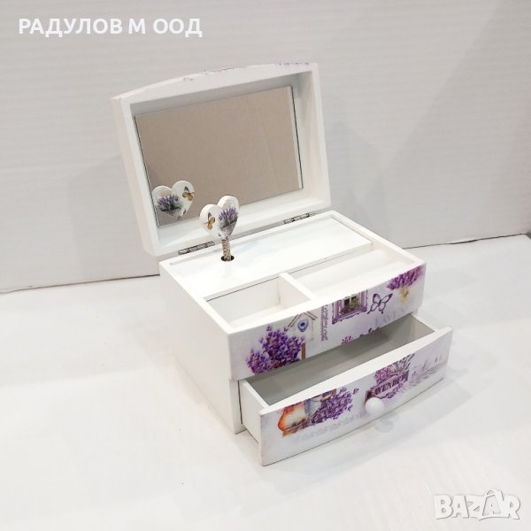 Музикална кутия за бижута "Лавандула" /94883/, снимка 1