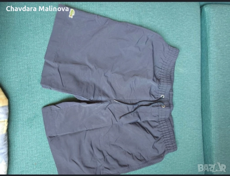 Lacoste Navy Blue Плувни шорти Размер S, снимка 1