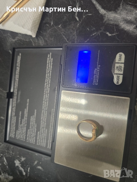 Златен Пръстен проба 585 / 14к 3,90гр, снимка 1