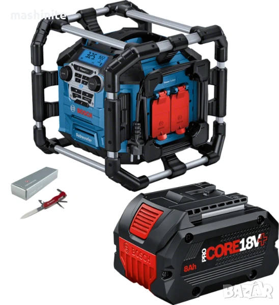 Акумулаторно радио GPB 18V-5 C 1xProCORE 8.0Ah+ Bosch, снимка 1