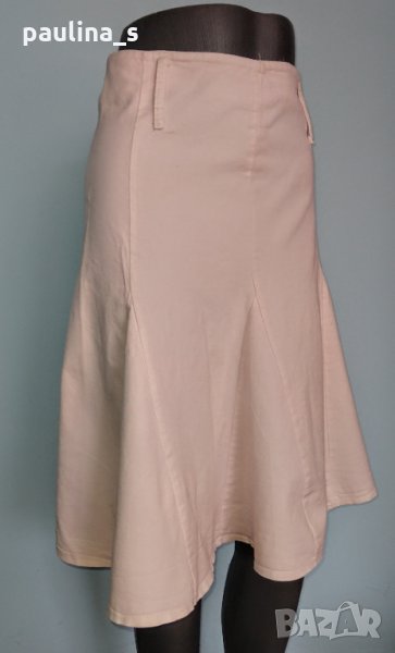 Еластична дънкова пола в бледо розово / промо цена, снимка 1