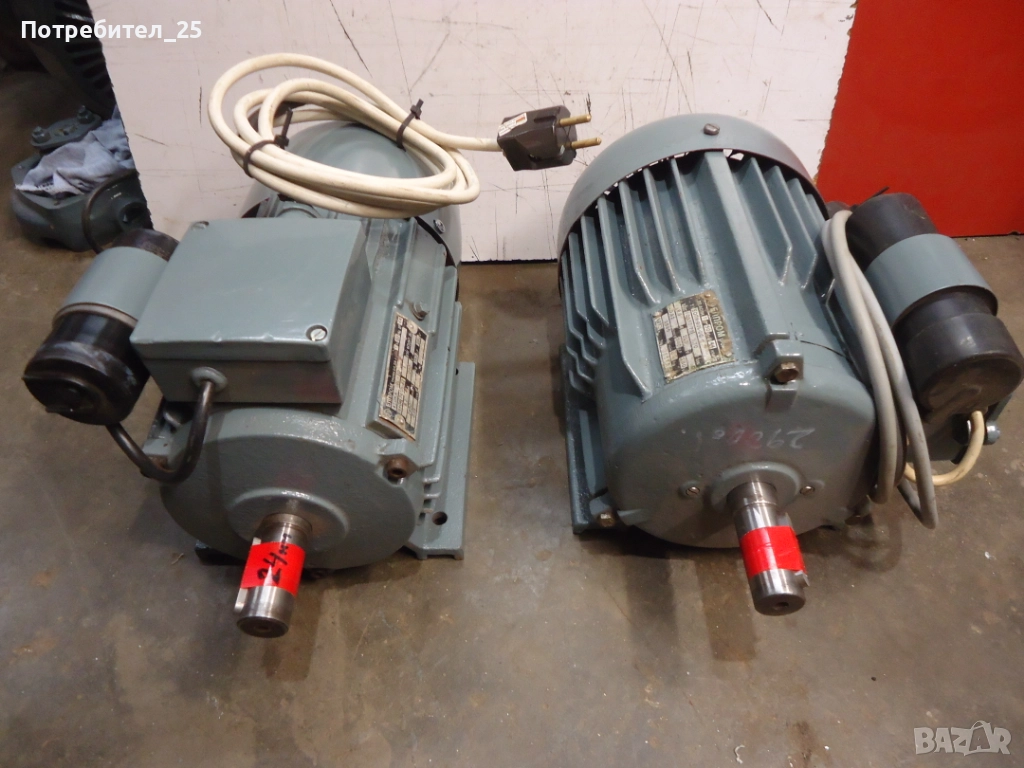 Монофазни ел.мотори 1,1 KW - 2900 об/мин., снимка 1