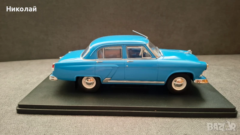 1960 GAZ M21 Volga 1:24 Hachette/Whitebox Diecast Колекционерски модел количка, снимка 1