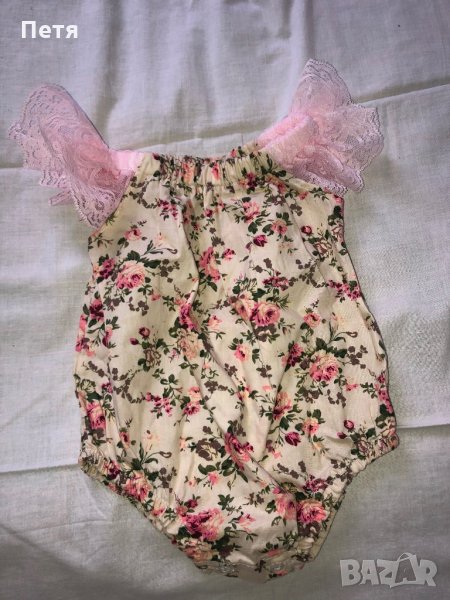 Бебешко боди с дантела, снимка 1