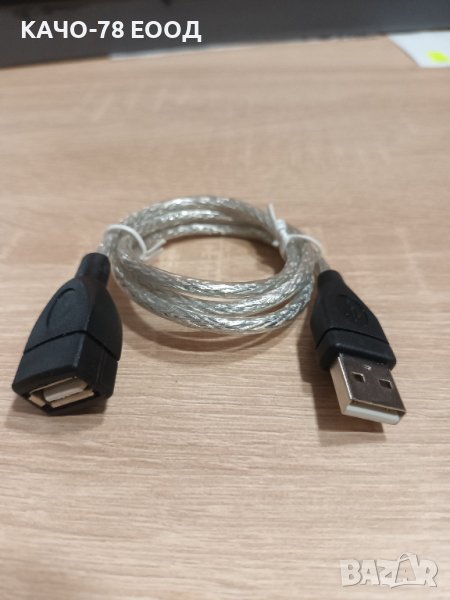 Кабел USB M - USB F, снимка 1