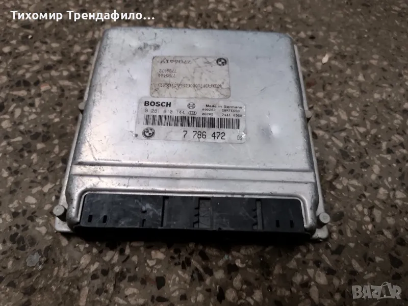 ECU КОМПЮТЪР BMW E39 530d 3.0 D , 7786472 , 0281010144 , 0 281 010 144, 7 786 472, снимка 1