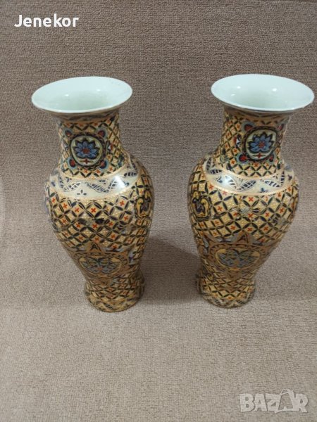 Ръчно рисовани китайские вази., снимка 1