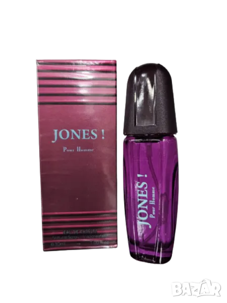 Парфюм Jones! Pour Homme Eau De Parfum 30ml. Този аромат в дамска розова опаковка е съчетание на сти, снимка 1