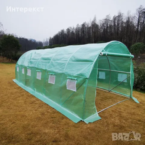 Градинска тунелна оранжерия 8х3х2 метра