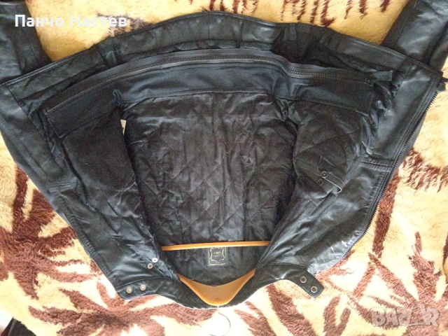 Кожено яке, снимка 4 - Якета - 53310064