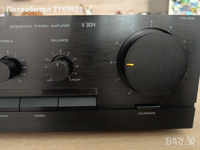 Усилвател Grundig V304 2x75W , снимка 4 - Ресийвъри, усилватели, смесителни пултове - 52036757