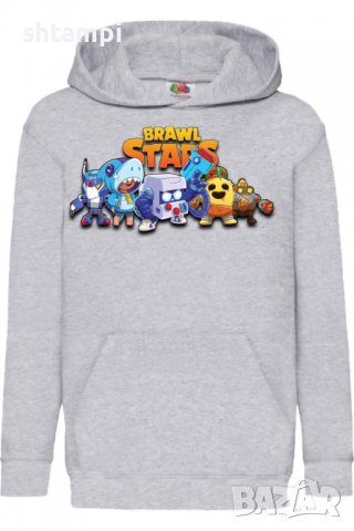 Детски Суитчър/Суитшърт Brawl Stars Heroes,Brawl Stars,Игра,Подарък,Изненада,Забавление,Рожден Ден, снимка 2 - Детски анцузи и суичери - 38313907