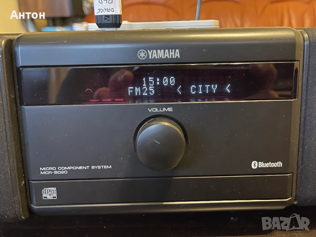 YAMAHA MCR-B020 micro система CD колони дистанционно MP3 USB Bluetooth, снимка 2 - Аудиосистеми - 52343234