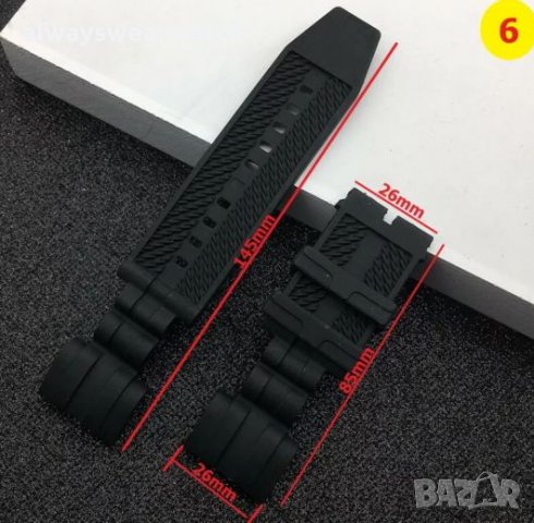 Каишки за часовници INVICTA / ИНВИКТА - ARMANI и ДРУГИ МАРКИ - Силиконови / Каучукови - ЧИСТО НОВИ!!, снимка 7 - Каишки за часовници - 28209561