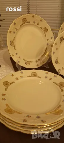 Vintage. Немски сервиз за хранене. Mitterteich Bavaria. Чинии., снимка 2 - Антикварни и старинни предмети - 48683080