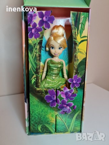 Оригинална кукла Тинкърбел Камбанка Питър пан Дисни Стор Disney store , снимка 3 - Кукли - 29652271