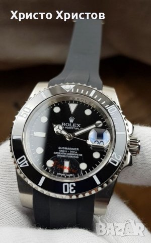 Мъжки луксозен часовник Rolex Submariner 124060 , снимка 2 - Мъжки - 37216609