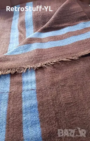Домашно тъкано одеяло, одеало от чиста вълна
