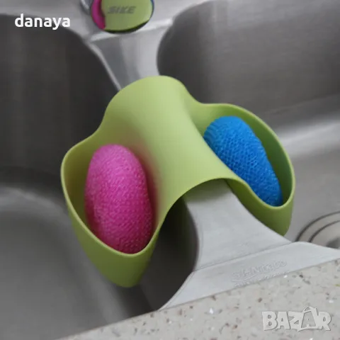 5738 Двоен органайзер кошничка за кухненска мивка, снимка 3 - Аксесоари за кухня - 49125654