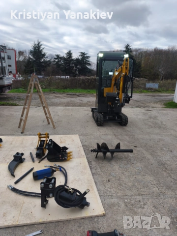 Чисто нов Мини Багер YT12 – Пълен Комплект!, снимка 2 - Индустриална техника - 52777408
