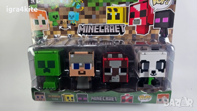 Minecraft Flip 2в1 големи фигурки - нов модел комплекти с герои на Майнкрафт, снимка 5 - Играчки за стая - 52859211