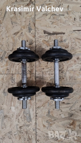 Дискове гумирани, снимка 4 - Фитнес уреди - 52053608