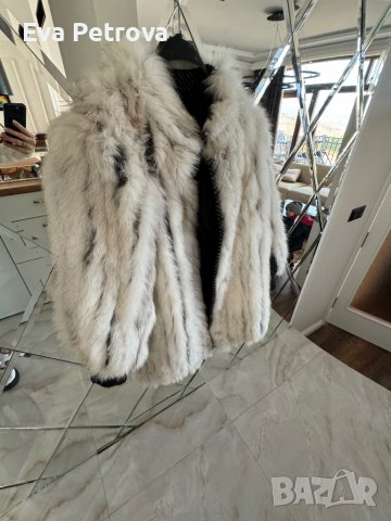 Дамско палто естествен  косъм С-М , снимка 4 - Палта, манта - 43989421