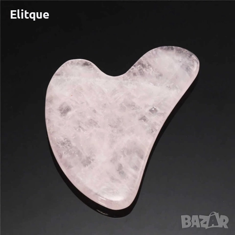 Розов нефритен камък скрепер за лице във формата на сърце за лице TV612, снимка 4 - Козметика за лице - 52870985