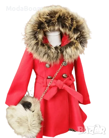 Детски комплект ПАЛТО/РОКЛЯ/ЧАНТИЧКА, снимка 2 - Детски комплекти - 48058490