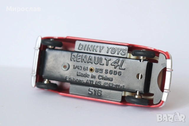 DINKY TOYS RENAULT 4 L КОЛИЧКА МОДЕЛ, снимка 7 - Колекции - 53110745