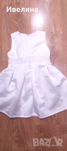 Уникална бяла рокля с болеро 86 см, снимка 5 - Други - 19790452