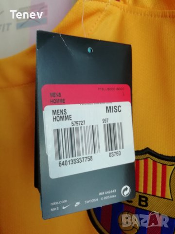 Barcelona Nike нова оригинална тениска футболна фланелка размер L, снимка 3 - Тениски - 38554563