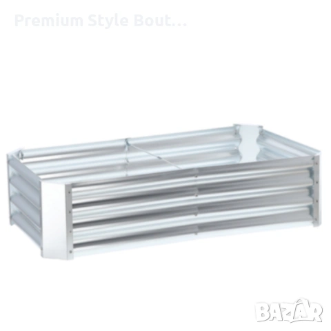 Метална поцинкована леха за зеленчуци и цветя - здрава и устойчива, снимка 3 - Други стоки за дома - 53592438