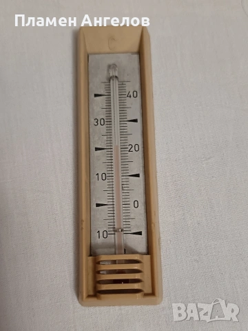 Стар български живачен термометър от 60те години 