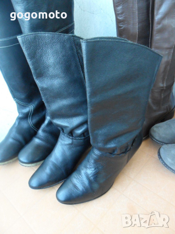 дамски 36 -37 кожени ботуши,100% естествена кожа, GOGOMOTO.BAZAR.BG , снимка 12 - Дамски ботуши - 13246371