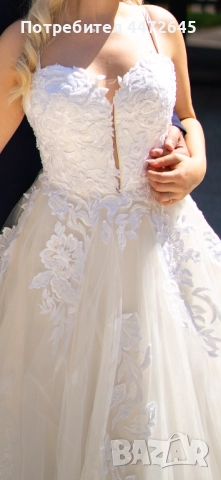 Булчинска рокля Алегра, снимка 2 - Поли - 52625198