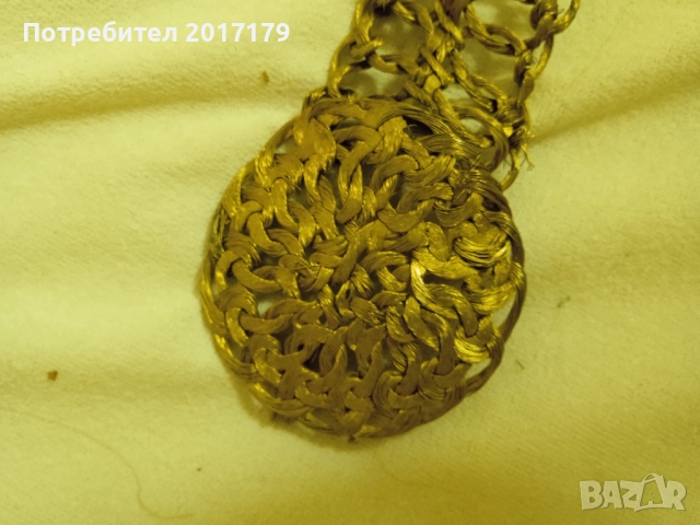 Месингов плетен колан пафта, снимка 2 - Колани - 50234751