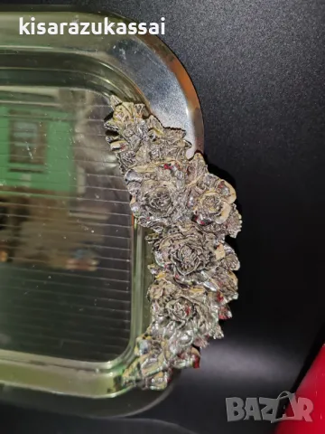  Винтидж поднос с нестандартна декорация., снимка 2 - Други - 48816120