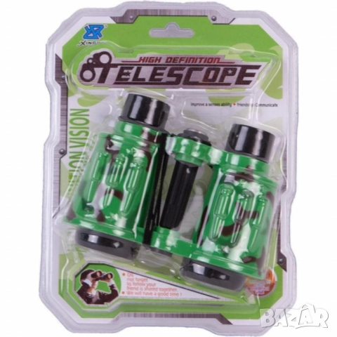 Детски бинокъл – Пластмасова играчка с камуфлажен дизайн