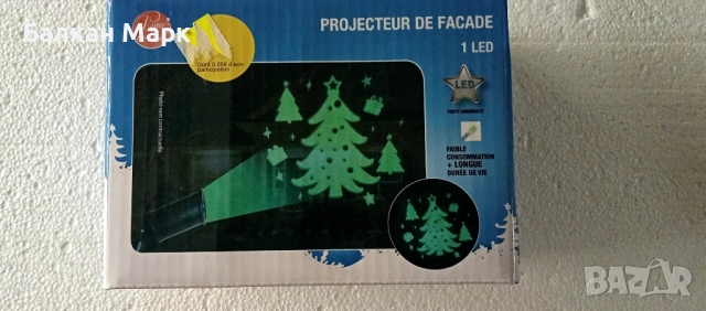 🎄✨ Коледен фасаден LED прожектор – създай празнично настроение у дома! ✨🎄, снимка 7 - Други - 52085302